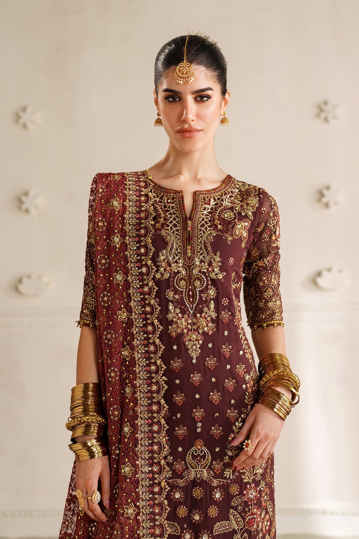 EMBROIDERED CHIFFON CH14-07 UNSTITCHED