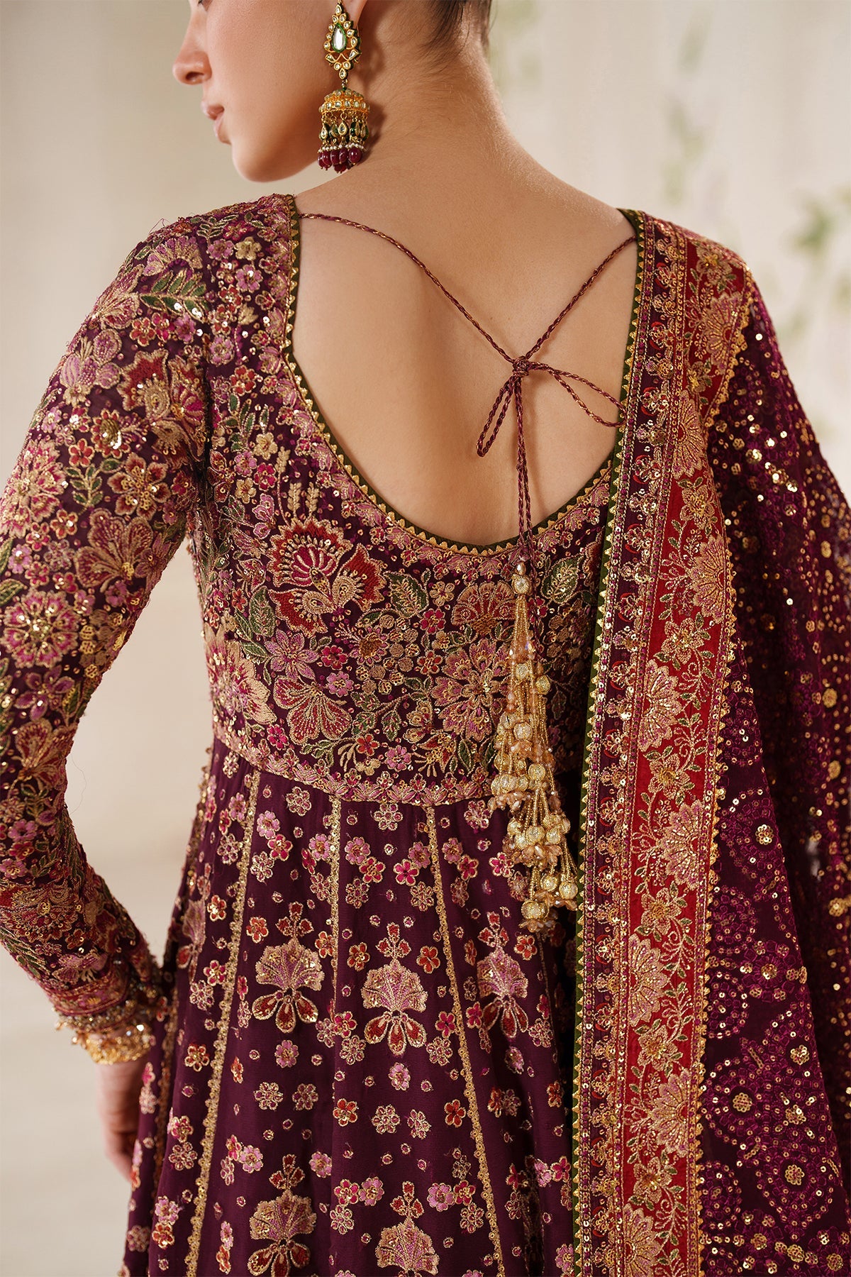 EMBROIDERED CHIFFON CH14-05 UNSTITCHED