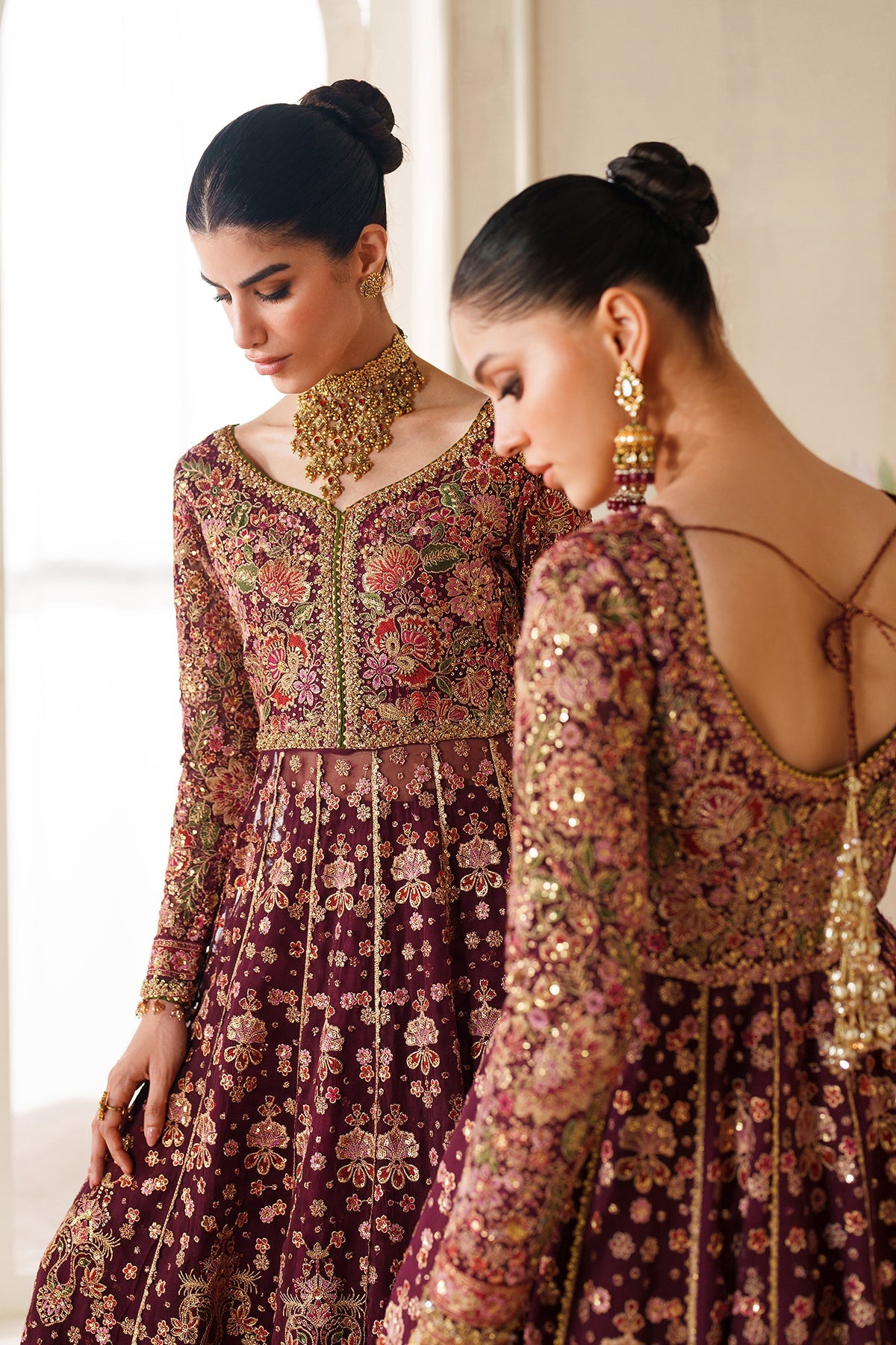 EMBROIDERED CHIFFON CH14-05 UNSTITCHED