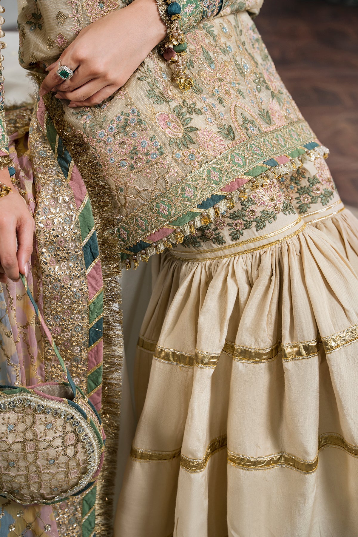 EMBROIDERED MASURI CH12-04 UNSTITCHED