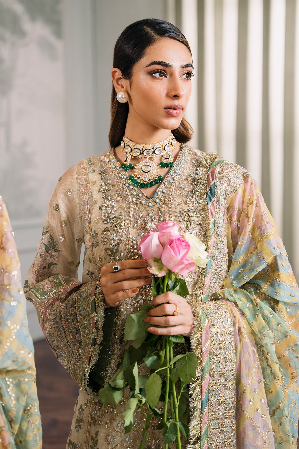 EMBROIDERED MASURI CH12-04 UNSTITCHED