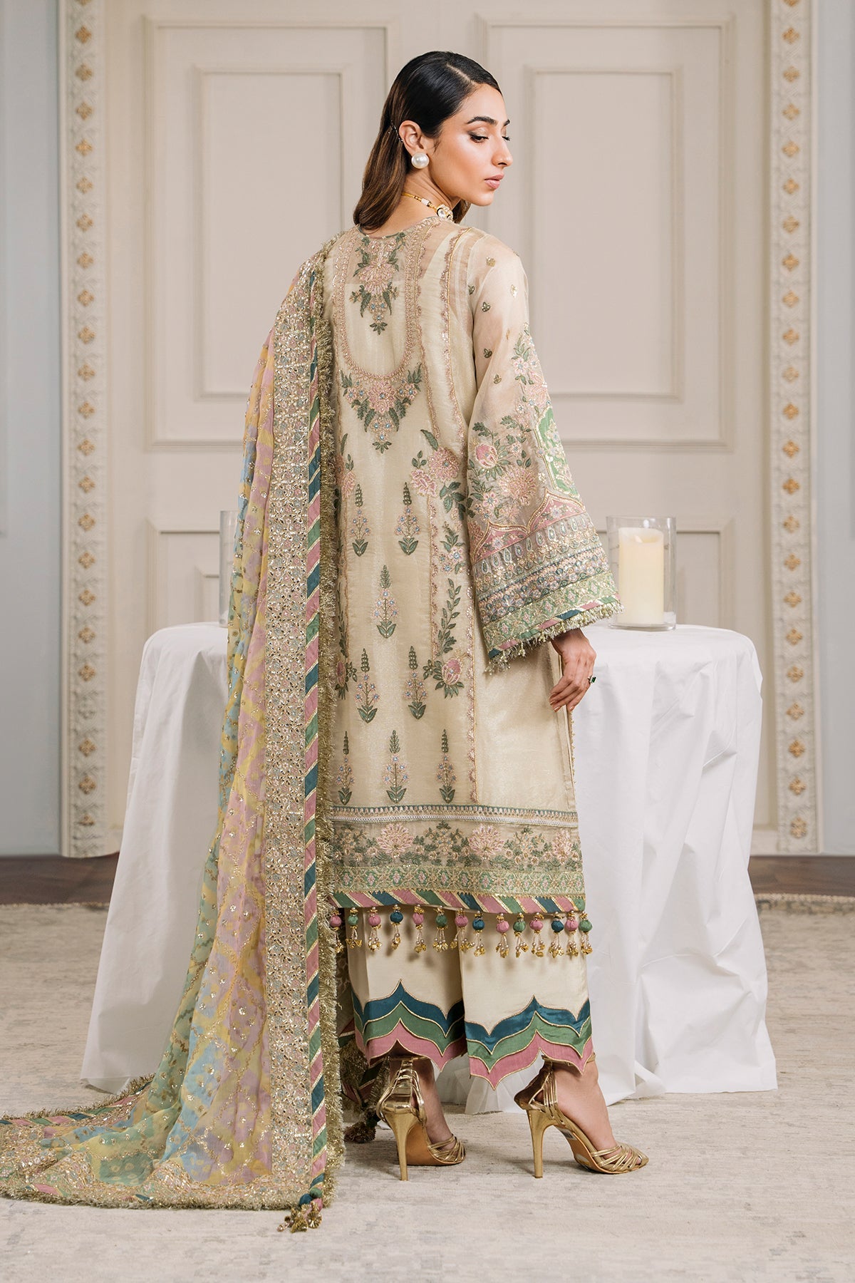 EMBROIDERED MASURI CH12-04 UNSTITCHED